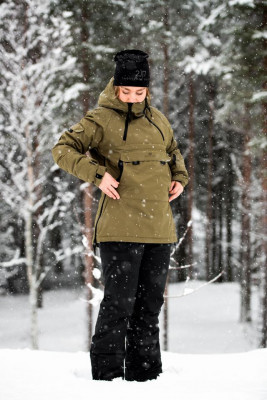 LIDEN - ECO dámské 2L lyžařské kalhoty, černá XXL