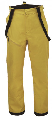 LINGBO - ECO pánské zateplené kalhoty s merinem - žluté XL