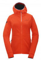 LINSELL -  ECO Dámská POWERFLEECE mikina s kapucí, Flame