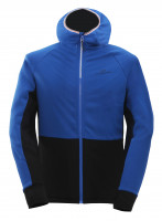 LINSELL -  ECO Pánská POWERFLEECE mikina s kapucí, Blue