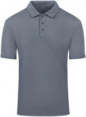 MAN POLO SHIRT, Steel 3XL