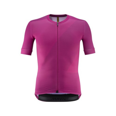 MAVIC PÁNSKÝ DRES S KRÁTKÝM RUKÁVEM AKSIUM GRAPHIC BIG M/FUCHSIA (T000558) S