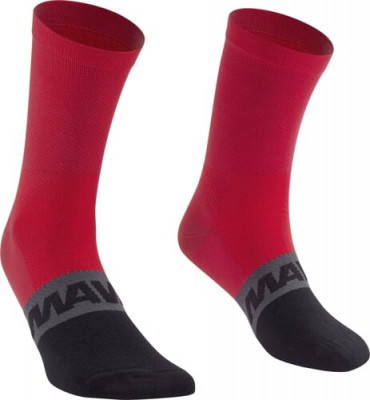 MAVIC PONOŽKY AKSIUM STŘEDNĚ VYSOKÉ BURGUNDY BLACK (G000289) 35/38