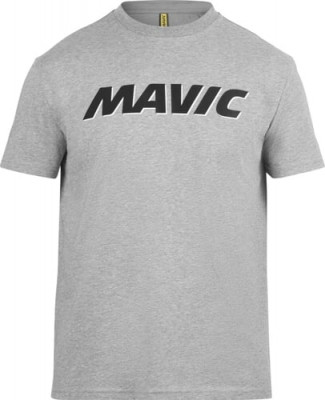 MAVIC TRIKO S KRÁTKÝM RUKÁVEM CORPORATE LOGO LIGHT GREY BLACK (T000219) XS