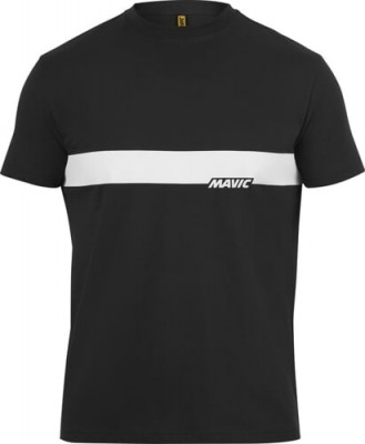 MAVIC TRIKO S KRÁTKÝM RUKÁVEM CORPORATE STRIPE BLACK CORDE (T000215) XS