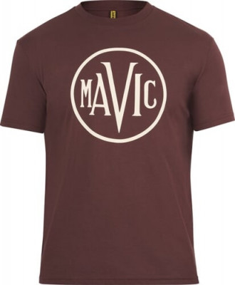 MAVIC TRIKO S KRÁTKÝM RUKÁVEM HERITAGE LOGO AUBERGINE (T000231) L