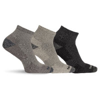 merrell ponožky MEA33505Q3B2 CHARH WOOL EVERYDAY QUARTER (3 packs) charcoal heather S/M