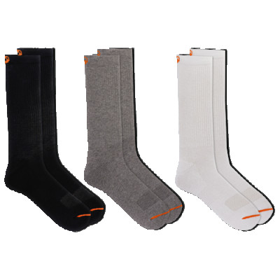 Merrell ponožky MEA33564C3B2 BAS01 CUSHIONED COTTON CREW (3 packs) black assorted 1 S/M