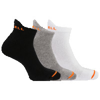 merrell ponožky MEA33566T3B2 BASO1 CUSHIONED COTTON LOW CUT TAB (3 packs) black assorted 1 S/M