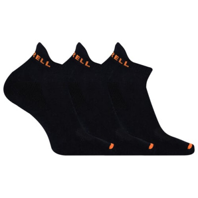 Merrell ponožky MEA33566T3B2 BLACK CUSHIONED COTTON LOW CUT TAB (3 packs) black S/M