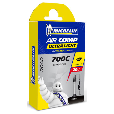 MICHELIN AIR COMP ULTRALIGHT GAL-FV 60MM 700X18/25 125000 Množ. Uni