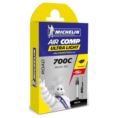 MICHELIN AIR COMP ULTRALIGHT GAL-FV 80MM 700X18/25 837288 Množ. Uni