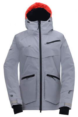 NYHEM ECO dámská lyžařská bunda, šedá XL