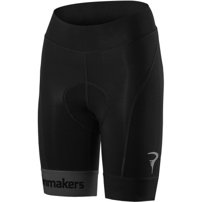 Letné cyklistické kraťasy dámske Pinarello ELITE T-writing čierne Letné cyklistické kraťasy dámske Pinarello ELITE T-writing čierne