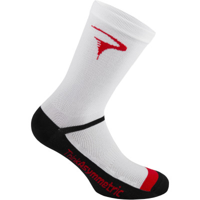 Pinarello Logo ponožky Think Asymmetric čierne/červené