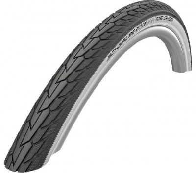 Plášť ROAD CRUISER 27x1 1/4 (28/32-630) 50EPI K-Guard TwinSkin 550g Biely bok