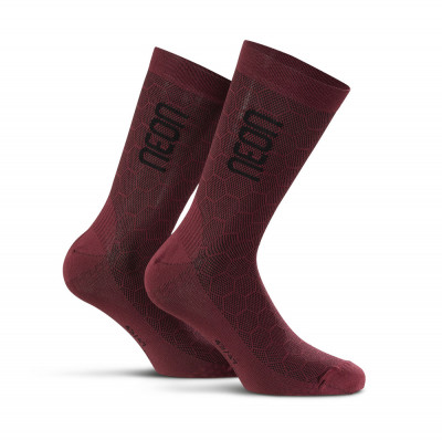 Ponožky NEON 3D Bordeaux