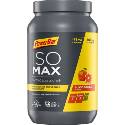 ISOMAX PowerBar - pretekový iontový nápoj 1200 g červený pomaranč