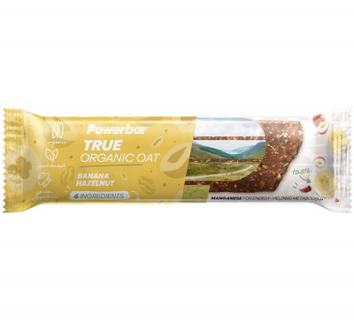 PowerBar True Organic Oat tyčinka 40g Banán Lieskový orech
