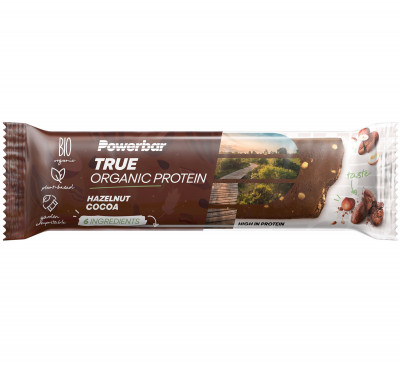 Proteínová tyčinka PowerBar True Organic 45g lieskové orechy/kakao