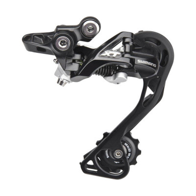 Prehadzovačka Shimano XT M781 10-k. čierna super dlhé ramienko Shadow