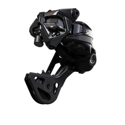 Prehadzovačka XT RD-M8250 1x12-k. Di2 čierna Dlhé ramienko Shadow+ 