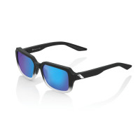 RIDELEY - Soft Tact Fade Black - Blue Multilayer Mirror Lens