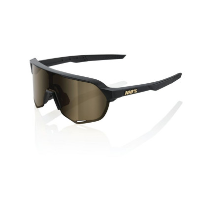 S2 - Matte Black - Soft Gold Mirror Lens