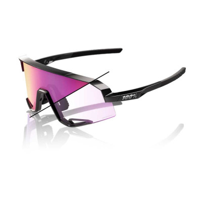 SLENDALE - Gloss Black - Photochromic Purple Mirror