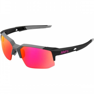 Speedcoupe - Soft Tact Graphite - Purple Multilayer Mirror Lens