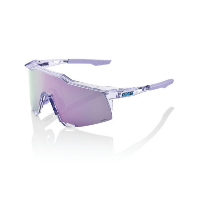 Cyklistické okuliare 100% Speedcraft - Polished Translucent Lavender - HiPER Lavender Mirror Lens fialové
