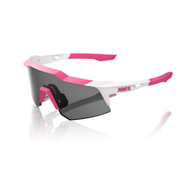 Cyklistické okuliare 100% Speedcraft XS - Puddy Pink White - Smoke