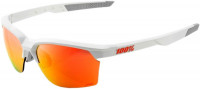 SPORTCOUPE - Soft Tact White - HiPER Red Multilayer Mirror Lens