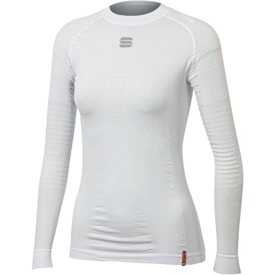 Dámske tričko s dlhým rukávom Sportful 2nd Skin biele/strieborné