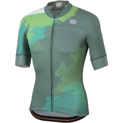 Cyklistický dres pánsky Sportful Bodyfit Team 2.0 Dolomia kaki zelený