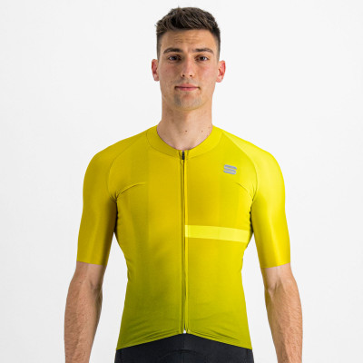 Letný cyklistický dres pánsky Sportful Bomber žltý