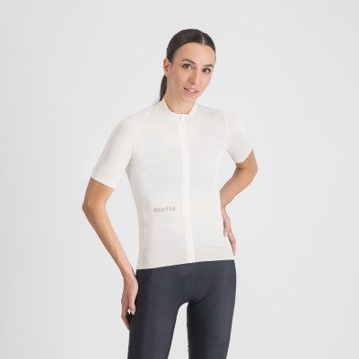 Letný cyklistický dres dámsky Sportful Classic krémový