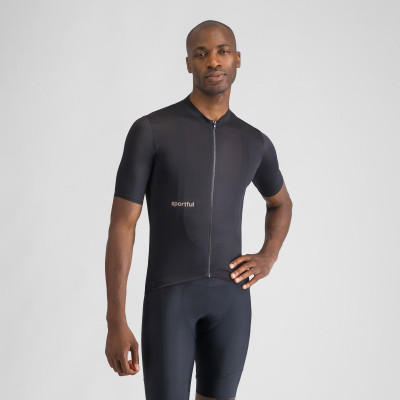 Letný cyklistický dres pánsky Sportful Classic čierny