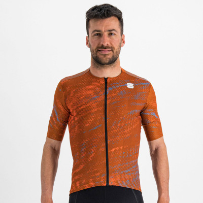 Letný cyklistický pánsky dres Sportful Cliff Supergiara červená