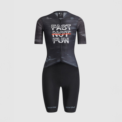 SPORTFUL FAST NOT FUN dámska gravel kombinéza čierna
