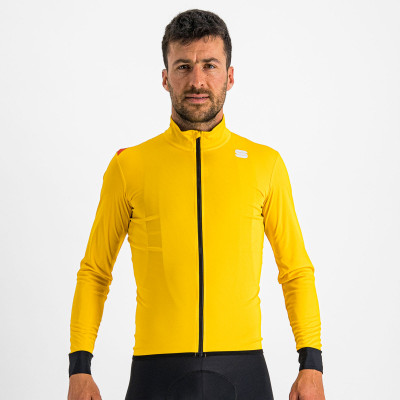 Prechodná cyklistická pánska bunda Sportful Fiandre Light NoRain žltá