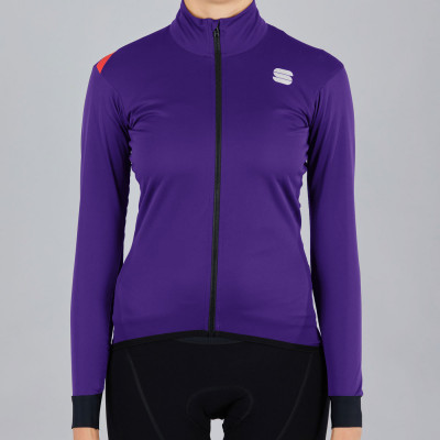 Letná cyklistická bunda dámska Sportful Fiandre Light NoRain fialová