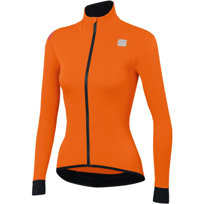 Cyklistická bunda dámska Sportful Fiandre Light NoRain oranžová