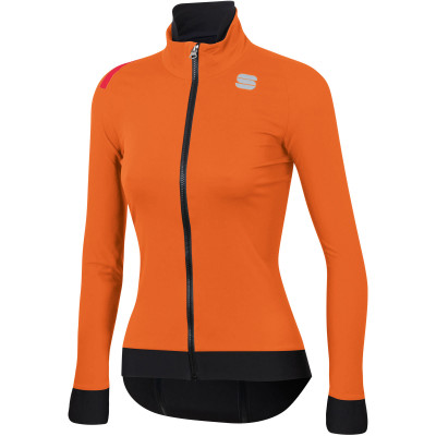 Vodoodpudivá cyklistická bunda dámska Sportful Fiandre Pro oranžová