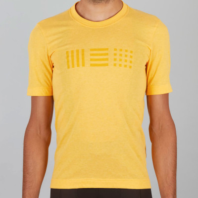 Letné cyklistické tričko pánske Sportful Giara žlté