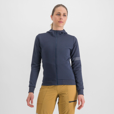 Cyklistická dámska mikina Sportful Giara tmavomodrá