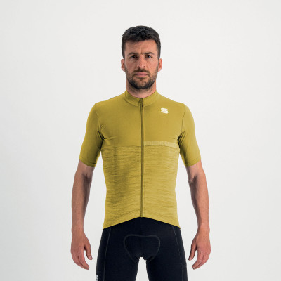Letný pánsky cyklistický dres Sportful Giara žltý