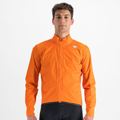 Cyklistická pánska bunda Sportful Hot Pack NoRain oranžová
