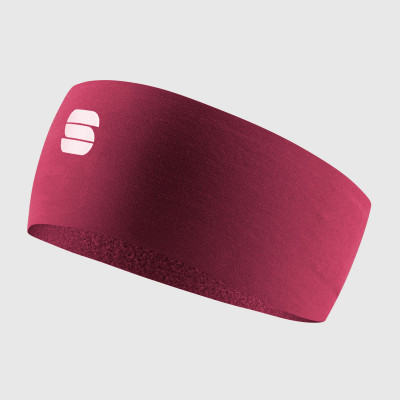 Cyklistická dámska čelenka Sportful Matchy vínová