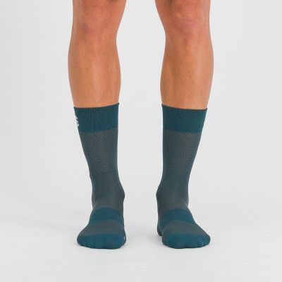 Letné cyklistické ponožky Sportful Matchy modré/zelené